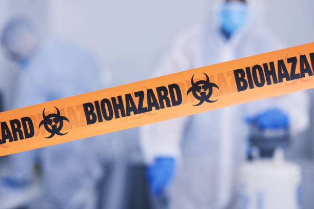 Professional Biohazard Cleanup technician working in Vineyard, UT